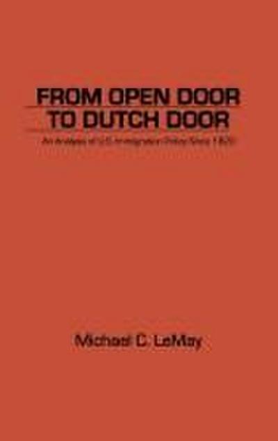 From Open Door to Dutch Door