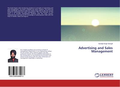 Advertising and Sales Management