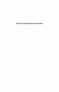 Droit des organisations internationales