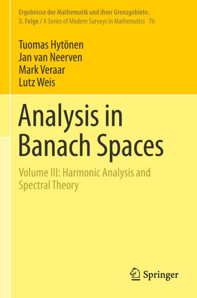 Analysis in Banach Spaces