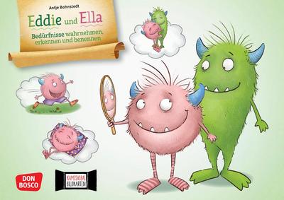 Eddie und Ella. Bedürfnisse wahrnehmen, erkennen und benennen. Kamishibai Bildkartenset