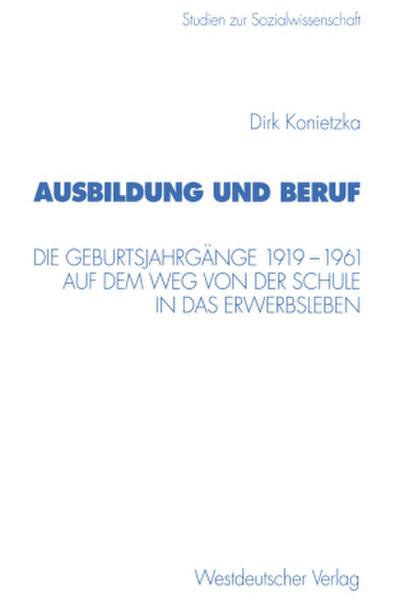 Ausbildung und Beruf