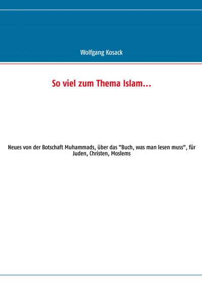 So viel zum Thema Islam