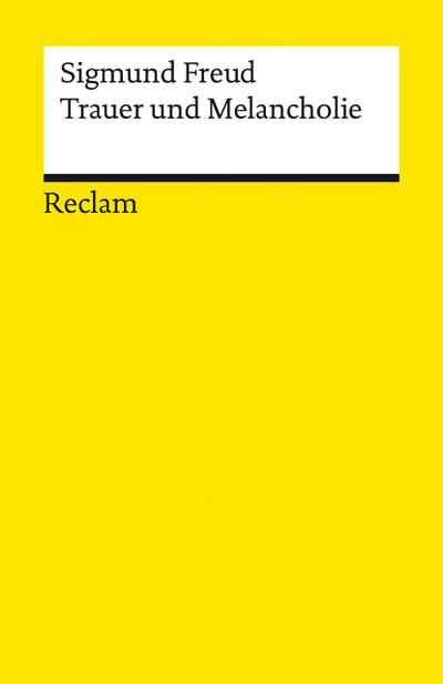 Trauer und Melancholie