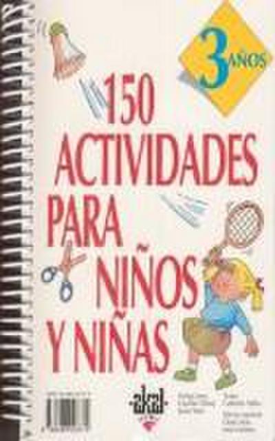 150 actividades para niñas de 3 años. Libro de actividades