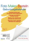 Foto-Malen-Basteln Bastelkalender A4 weiß Geburtstagskalender