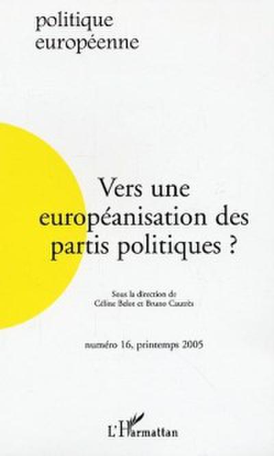 Vers une européanisation des partis politiques ?