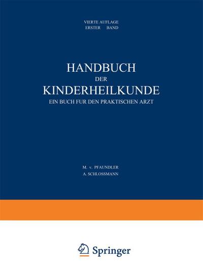 Handbuch der Kinderheilkunde