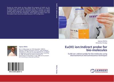 Eu(III) ion:Indirect probe for bio-molecules