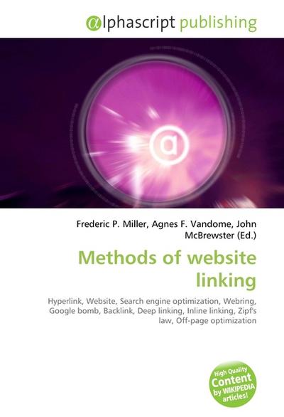 Methods of website linking - Frederic P. Miller