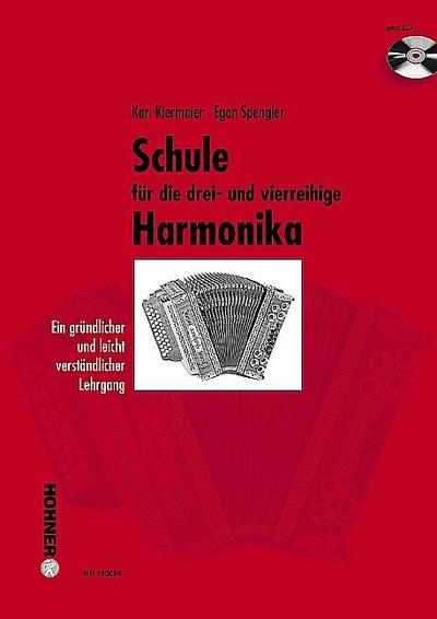 Schule Fuer die Drei + Vierreihige Steirische Harmonika. Handharmonika