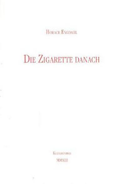 Die Zigarette danach