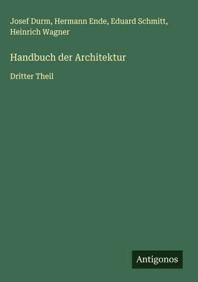 Handbuch der Architektur
