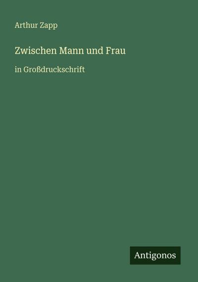 Zwischen Mann und Frau