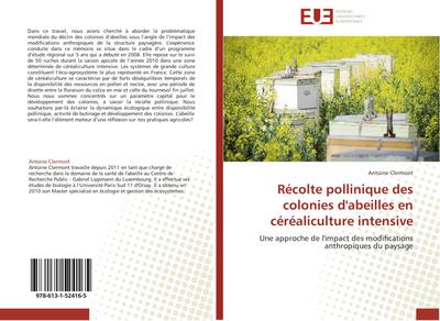 Récolte pollinique des colonies d’abeilles en céréaliculture intensive