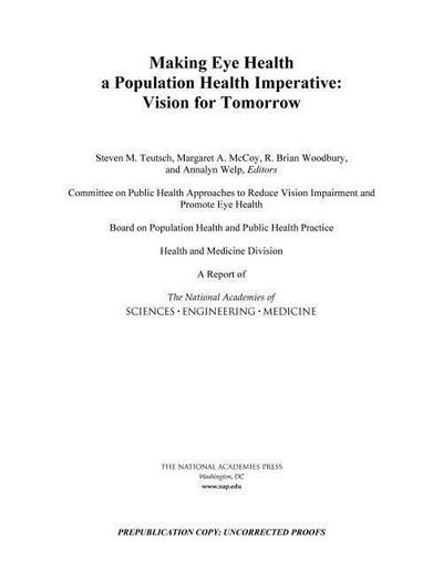 Making Eye Health a Population Health Imperative