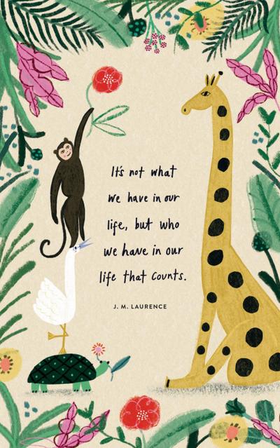 Write Now Journal: It’s Not What We Have in Our Life, But Who We Have in Our Life That Counts. -J. M. Laurence