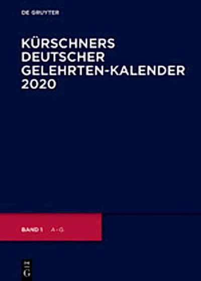 Kürschners Deutscher Gelehrten-Kalender  2020