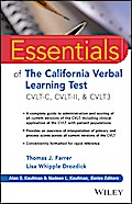Essentials of the California Verbal Learning Test