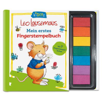 Leo Lausemaus - Mein erstes Fingerstempelbuch Mit 7 Fingerstempelfarben