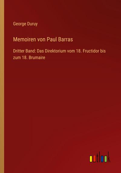 Memoiren von Paul Barras