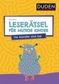 Leserätsel für mutige Kinder - Die Monster sind los!