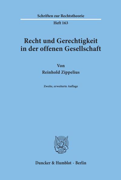 Recht und Gerechtigkeit in der offenen Gesellschaft.