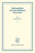 Zahlungsbilanz und Lebensfähigkeit Österreichs.