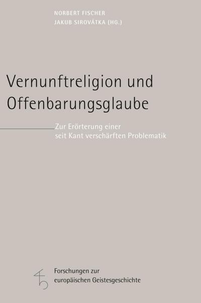Forschungen zur europäischen Geistesgeschichte