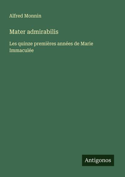 Mater admirabilis