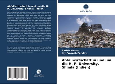 Abfallwirtschaft in und um die H. P. University, Shimla (Indien)
