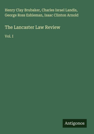 The Lancaster Law Review