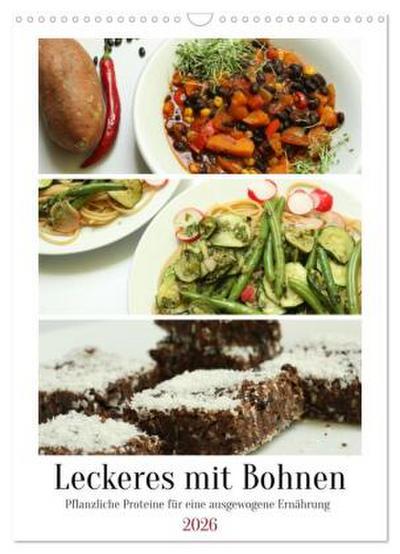 Leckeres mit Bohnen (Wandkalender 2026 DIN A3 hoch), CALVENDO Monatskalender