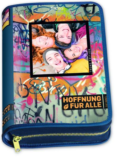 Hoffnung für alle. Die Bibel - Trend-Edition, Bibelhülle "Graffiti-Mauer" 2.0
