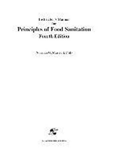 Instructor’s Manual for Principles of Food Sanitation