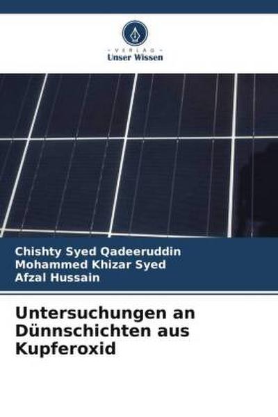 Untersuchungen an Dünnschichten aus Kupferoxid