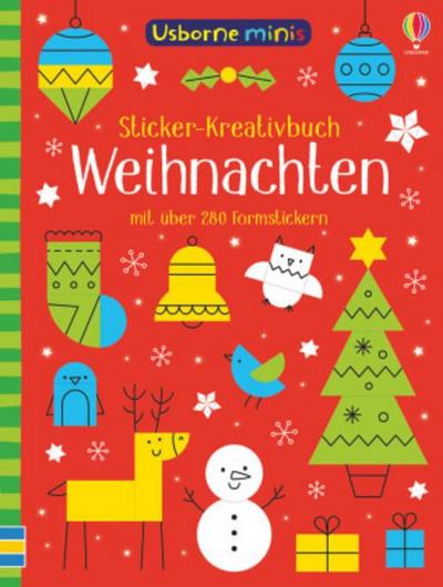 Usborne Minis - Sticker-Kreativbuch: Weihnachten