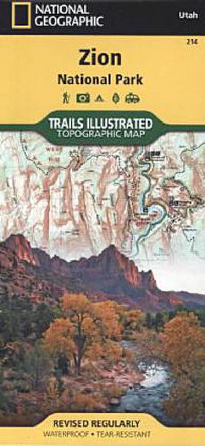 Zion National Park Map - National Geographic Maps