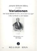 Variationen C-Dur über Liebes Mädchenhör mir zu für Klavier zu 4 Händen
