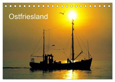 Ostfriesland (Tischkalender 2025 DIN A5 quer), CALVENDO Monatskalender
