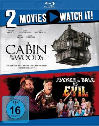 Cabin in the Woods / Tucker & Dale, 2 Blu-ray