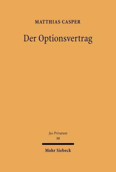 Der Optionsvertrag