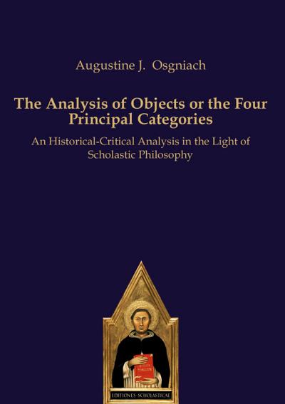 The Analysis of Objects or the Four Principal Categories