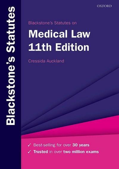 Blackstone’s Statutes on Medical Law