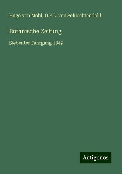 Mohl, H: Botanische Zeitung