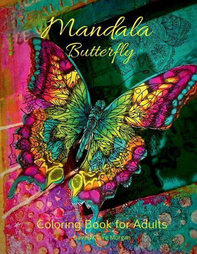 Mandala Butterfly Coloring Book for Adults