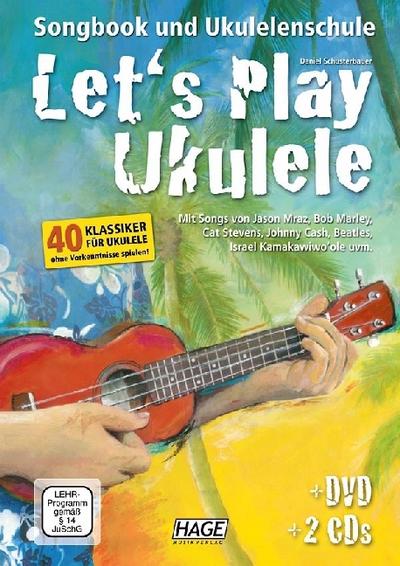 Let’s Play Ukulele, m. DVD u. 2 Audio-CDs