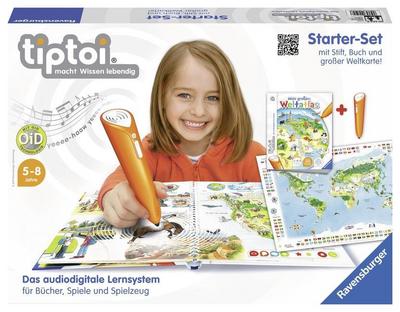 Ravensburger 00504 - Tiptoi Starter-Set: Weltatlas mit Stift