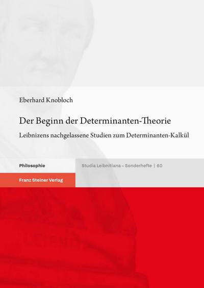 Der Beginn der Determinanten-Theorie