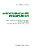 Mißverständnisse in Gesprächen